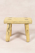 Vintage Rustic Stool - Elm wood - Small - 158
