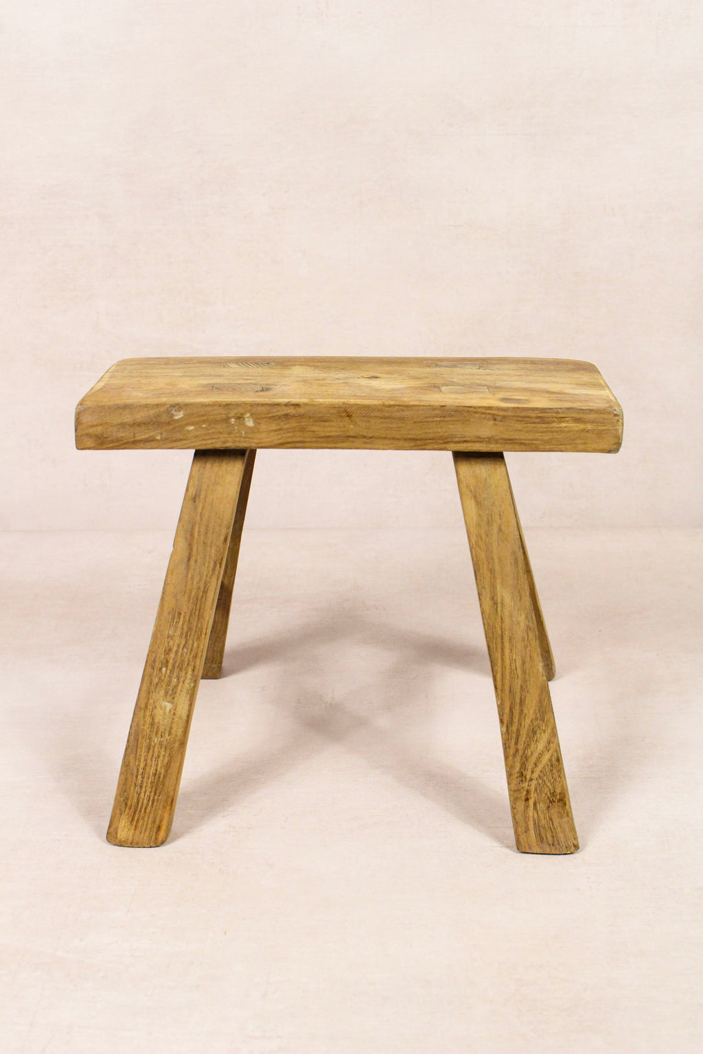 Vintage Rustic Stool - Elm wood - Small - 159