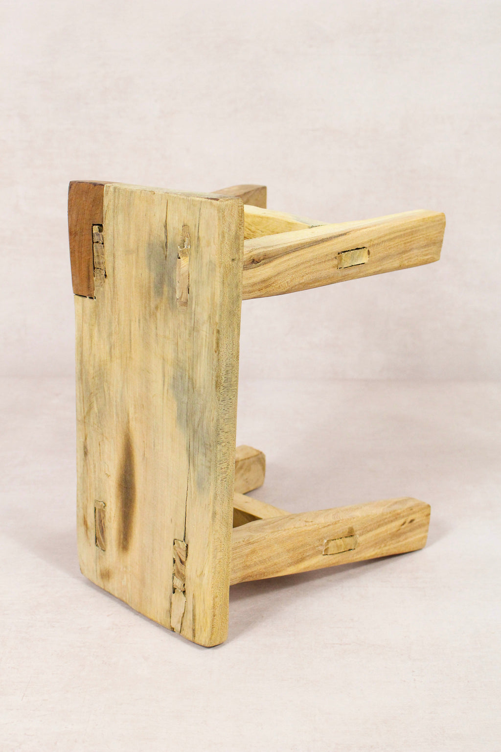 Vintage Rustic Stool - Elm wood - Small - 160