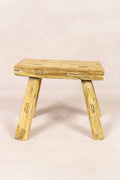 Vintage Rustic Stool - Elm wood - Small - 161