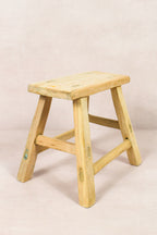 Vintage Rustic Stool - Elm wood - Small - 163