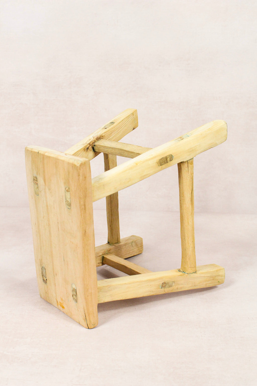Vintage Rustic Stool - Elm wood - Small - 163