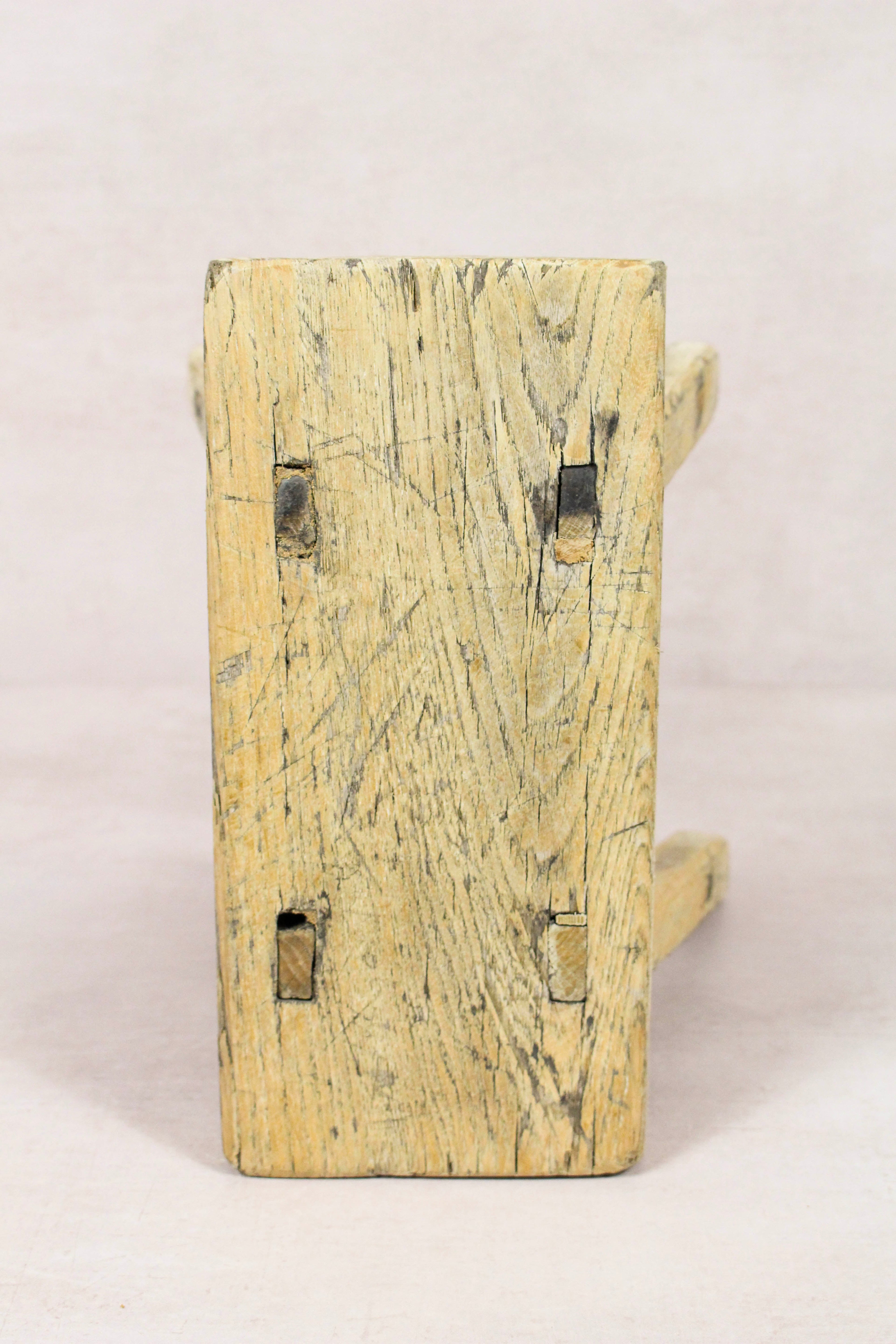 Vintage Rustic Stool - Elm wood - Small - 164