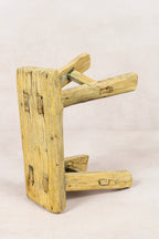 Vintage Rustic Stool - Elm wood - Small - 165