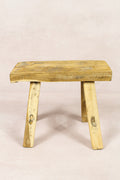 Vintage Rustic Stool - Elm wood - Small - 166