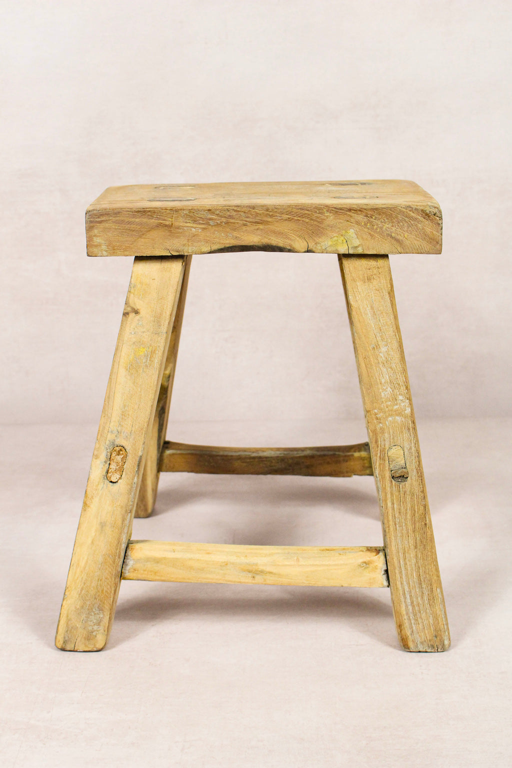 Vintage Rustic Stool - Elm wood - Small - 167