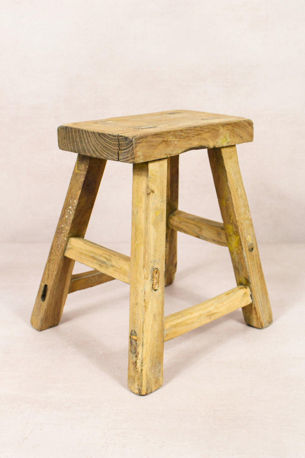 Vintage Rustic Stool - Elm wood - Small - 167
