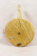 Vintage Rustic Round Stool - Elm wood - 168