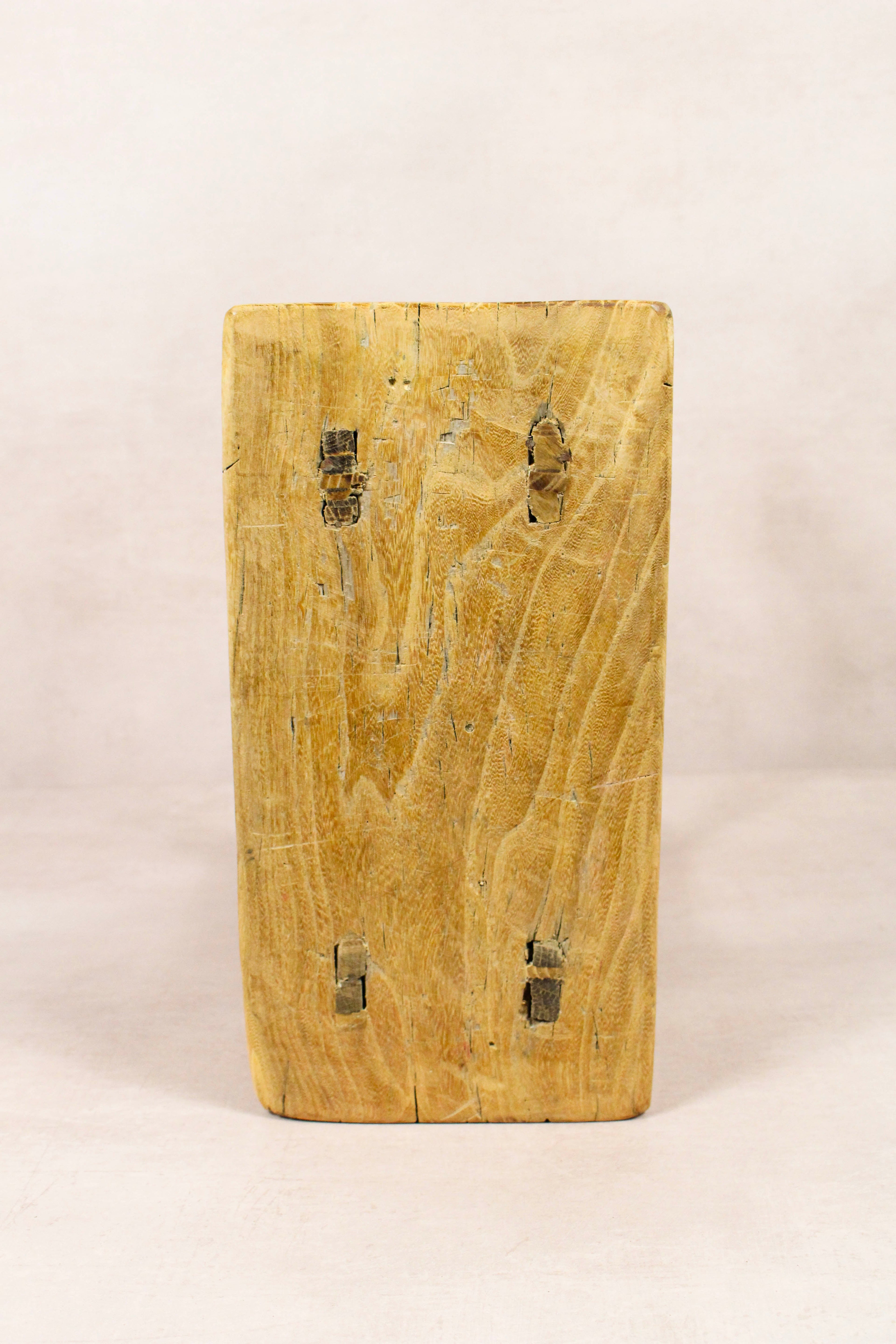 Vintage Rustic Stool - Elm wood - 176