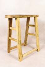 Vintage Rustic Stool - Elm wood - 177