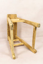 Vintage Rustic Stool - Elm wood - 177