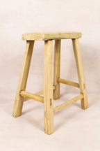 Vintage Rustic Stool - Elm wood - 180