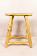 Vintage Rustic Stool - Elm wood - 183