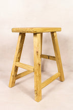Vintage Rustic Stool - Elm wood - 183