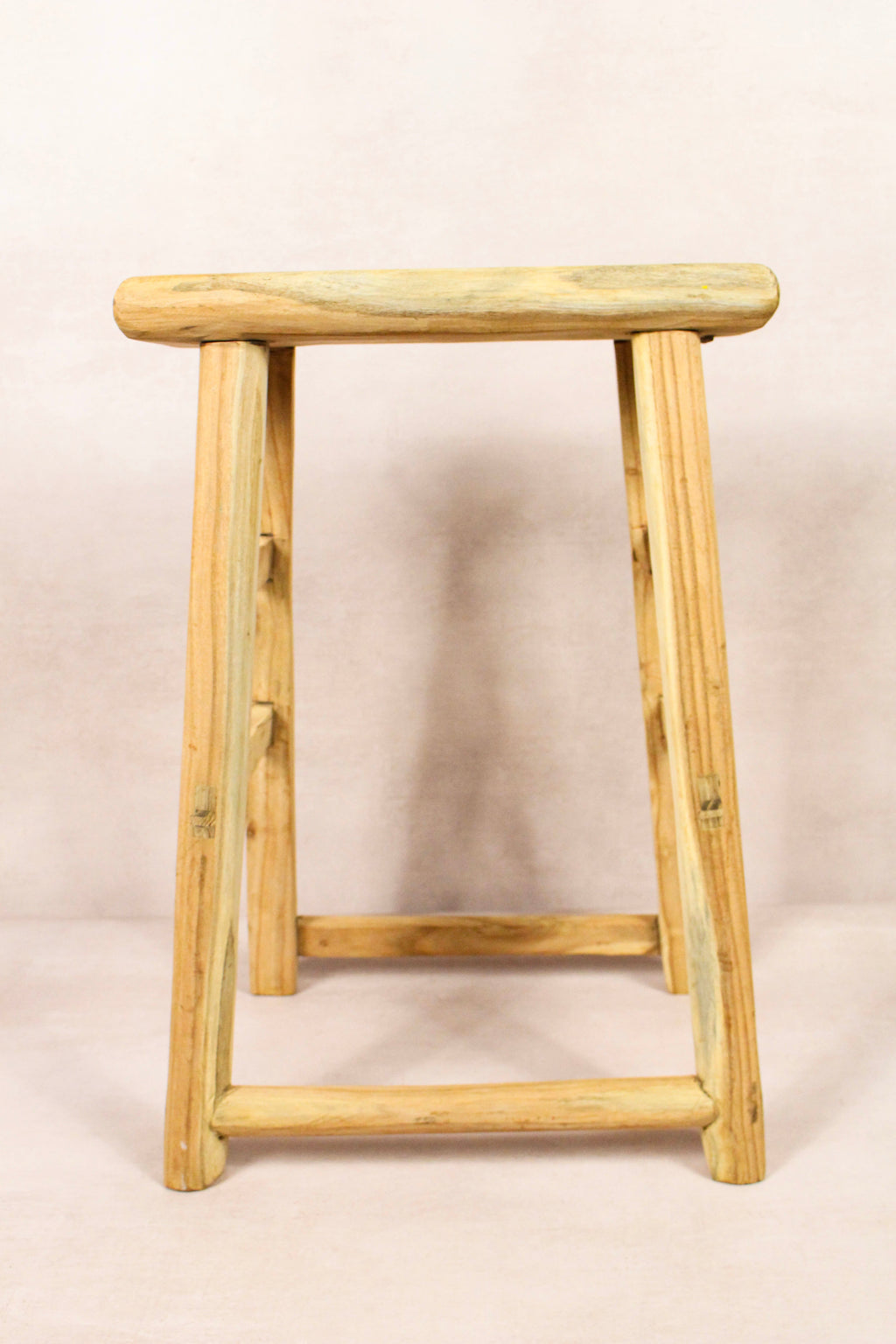 Vintage Rustic Stool - Elm wood - 184