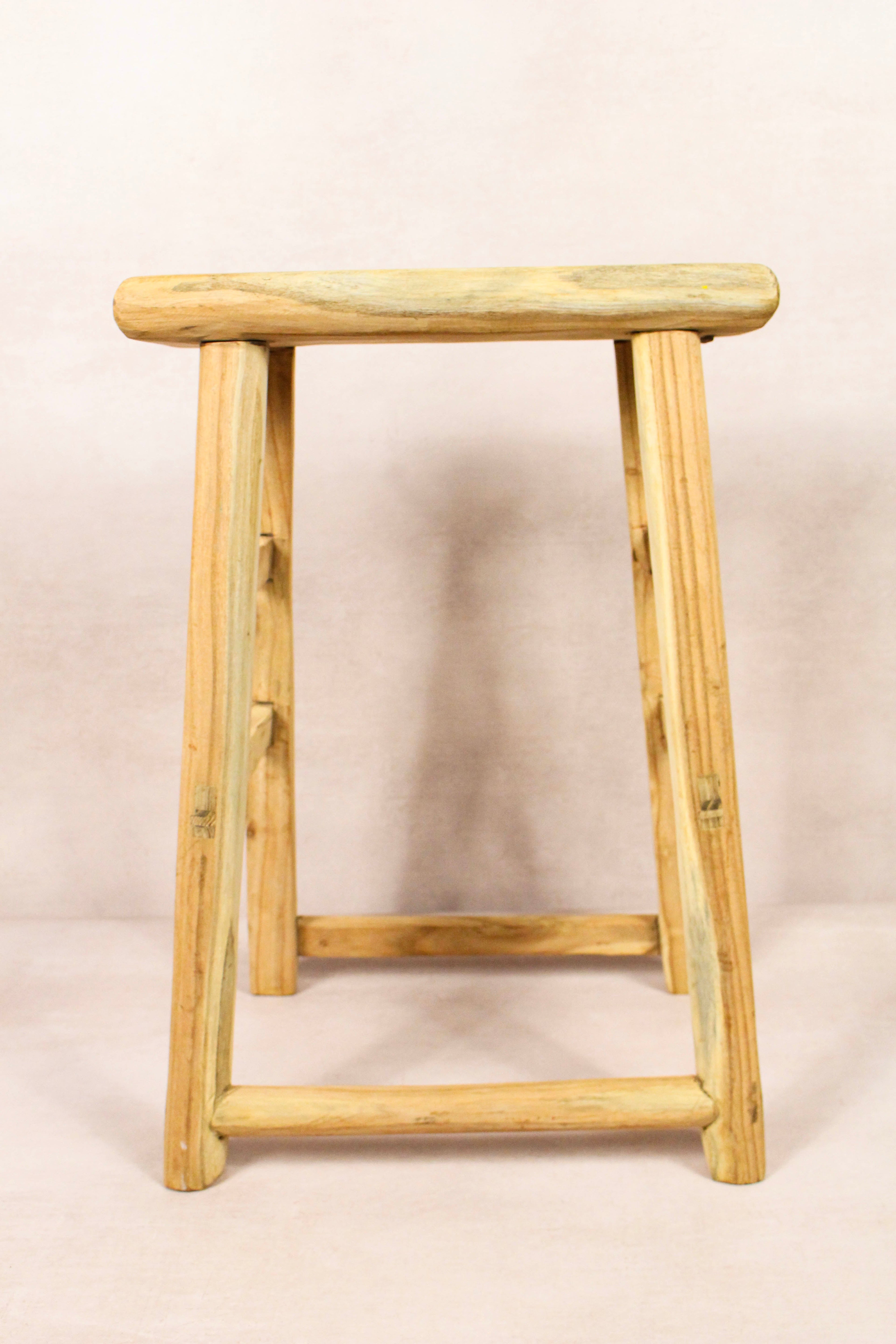 Vintage Rustic Stool - Elm wood - 184