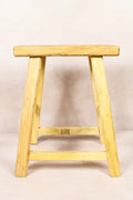 Vintage Rustic Stool - Elm wood - 185