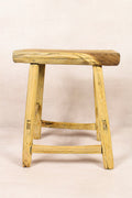 Vintage Rustic Stool - Elm wood - 186