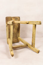 Vintage Rustic Stool - Elm wood - 186