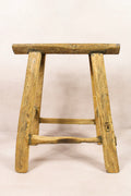 Vintage Rustic Stool - Elm wood - 187