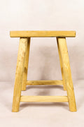 Vintage Rustic Stool - Elm wood - 188