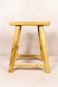 Vintage Rustic Stool - Elm wood - 189
