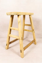Vintage Rustic Stool - Elm wood - 194