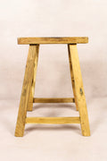 Vintage Rustic Stool - Elm wood - 195