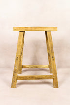 Vintage Rustic Stool - Elm wood - 196