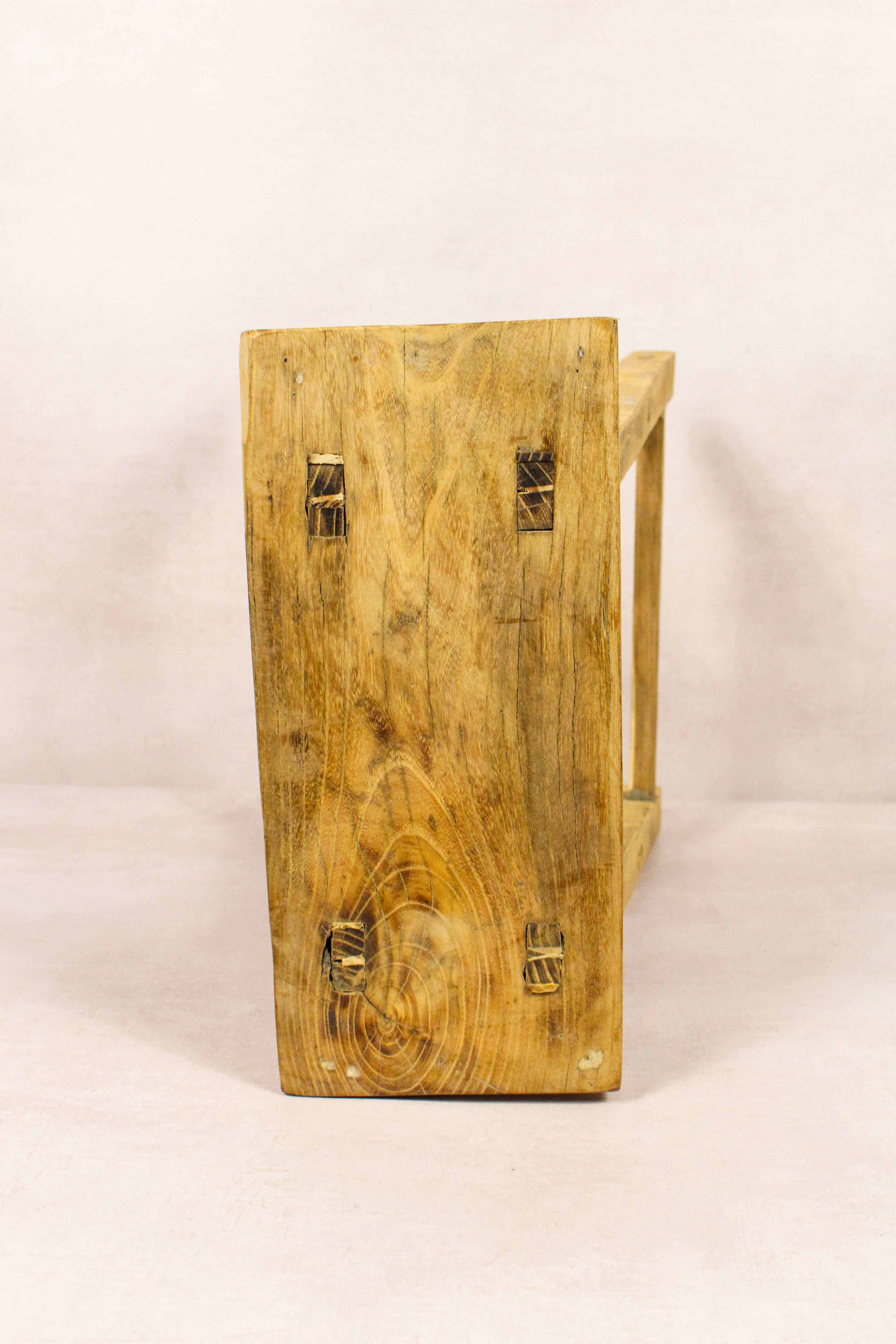 Vintage Rustic Stool - Elm wood - 196