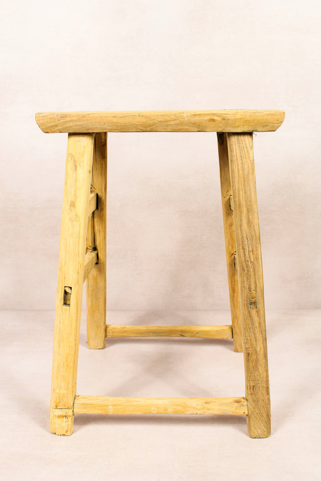Vintage Rustic Stool - Elm wood - 199