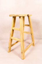Vintage Rustic Stool - Elm wood - 200