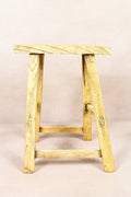 Vintage Rustic Stool - Elm wood - 201