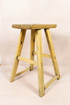 Vintage Rustic Stool - Elm wood - 202
