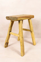 Vintage Rustic Stool - Elm wood - 203