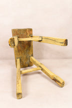 Vintage Rustic Stool - Elm wood - 203