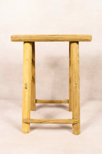 Vintage Rustic Stool - Elm wood - 204