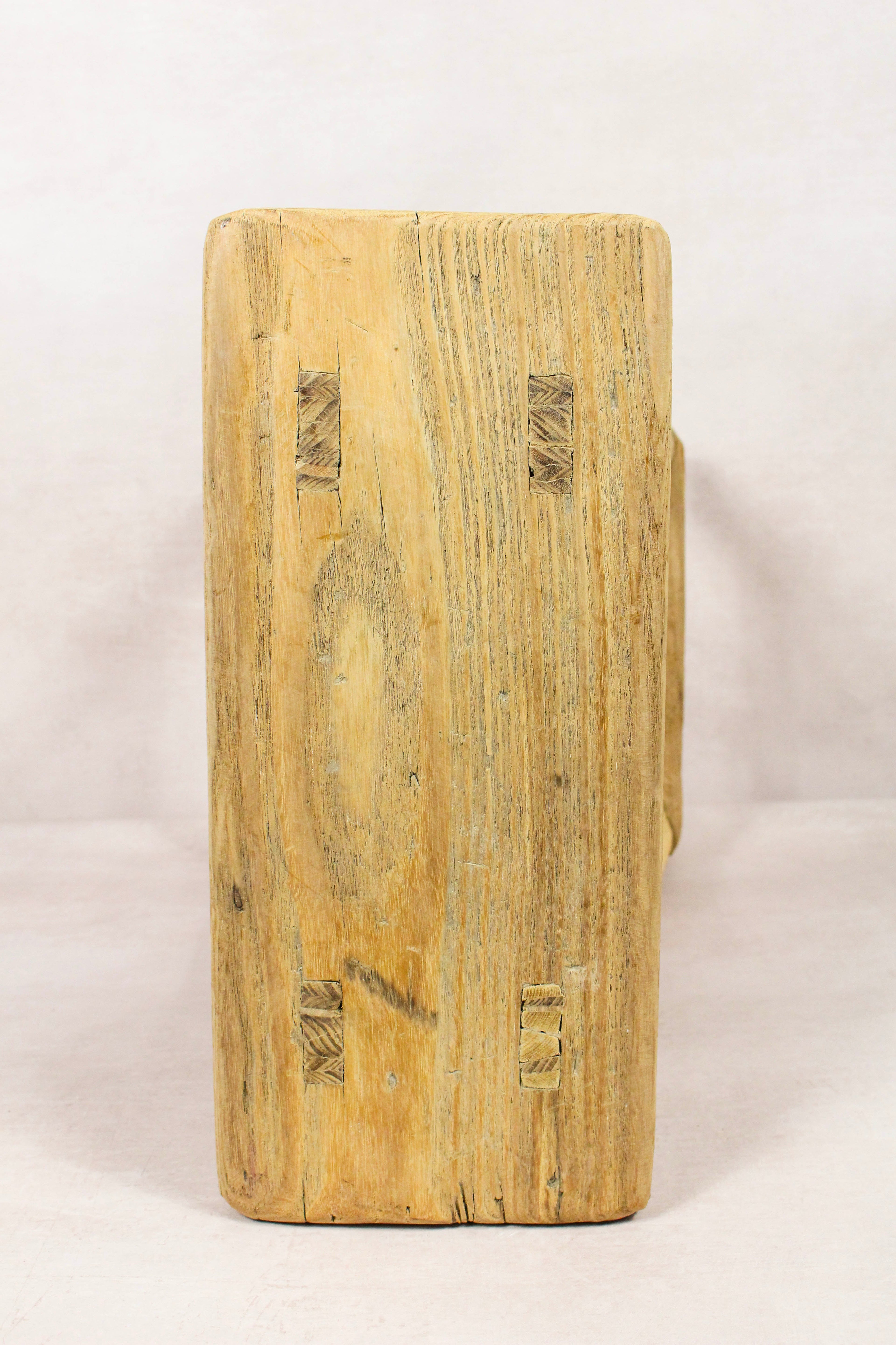 Vintage Rustic Stool - Elm wood - 204