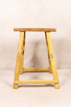 Vintage Rustic Stool - Elm wood - 208