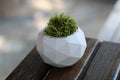 CONCRETE DIAGONAL POT