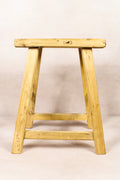 Vintage Rustic Stool - Elm wood - 210