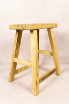 Vintage Rustic Stool - Elm wood - 211