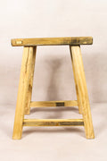 Vintage Rustic Stool - Elm wood - 213
