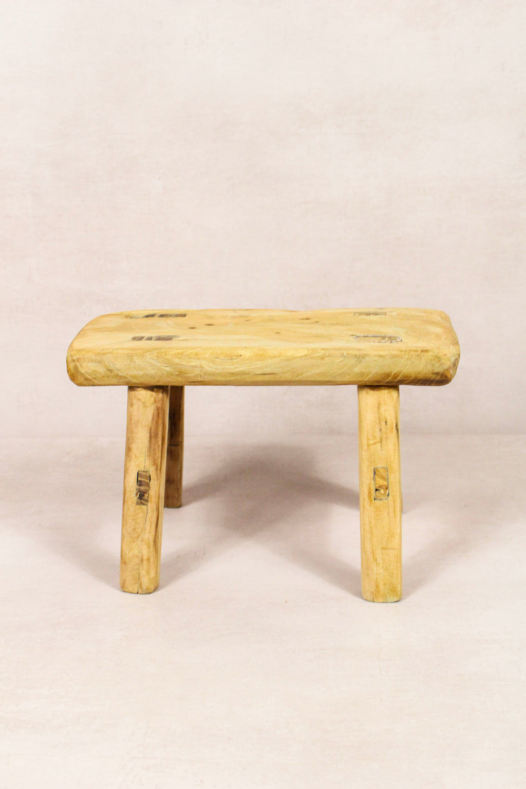 Vintage Rustic Stool - Elm wood - Small - 214
