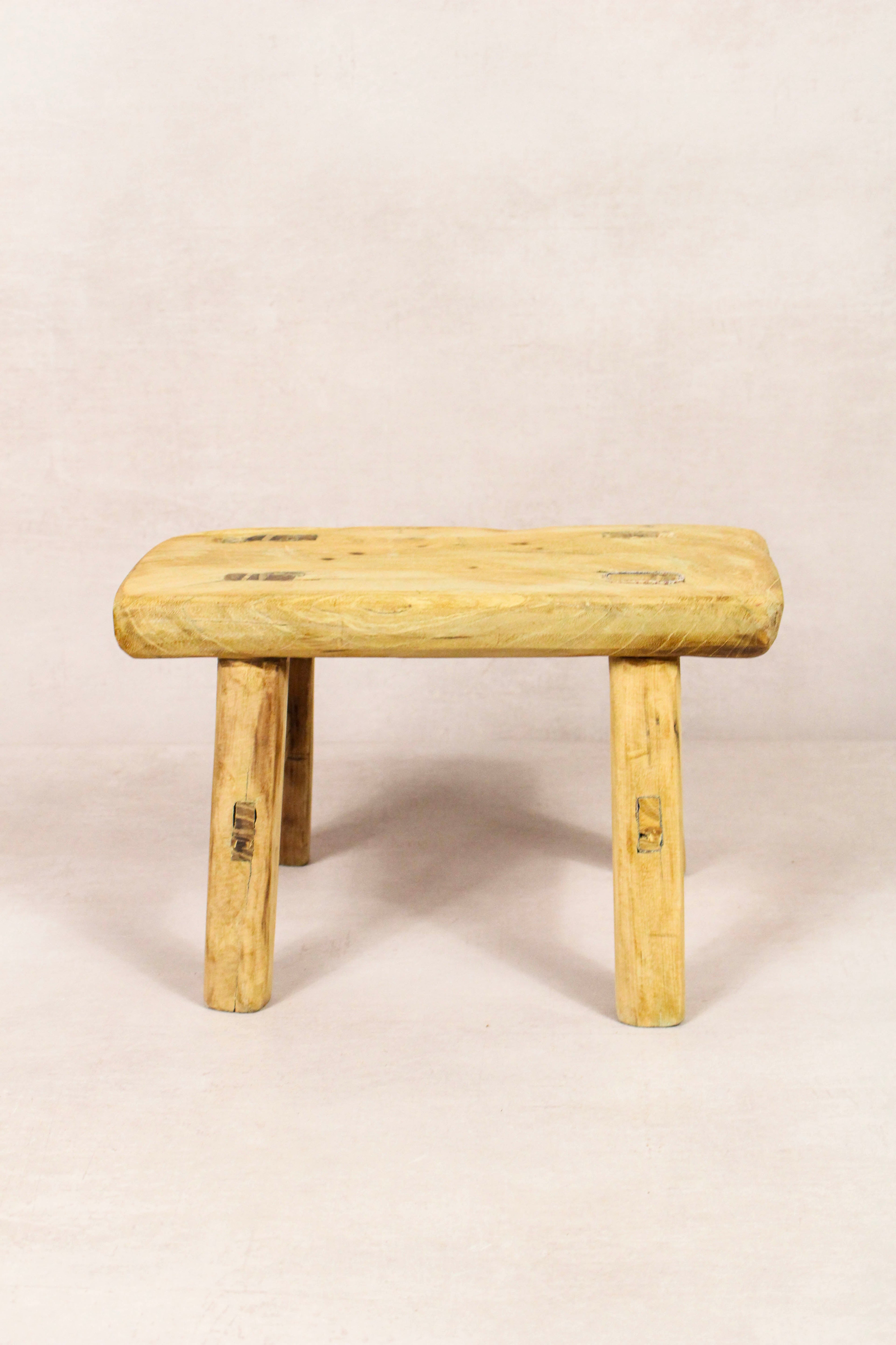 Vintage Rustic Stool - Elm wood - Small - 214