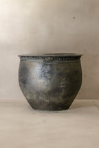 Big Old Grey Asian Pots - L017