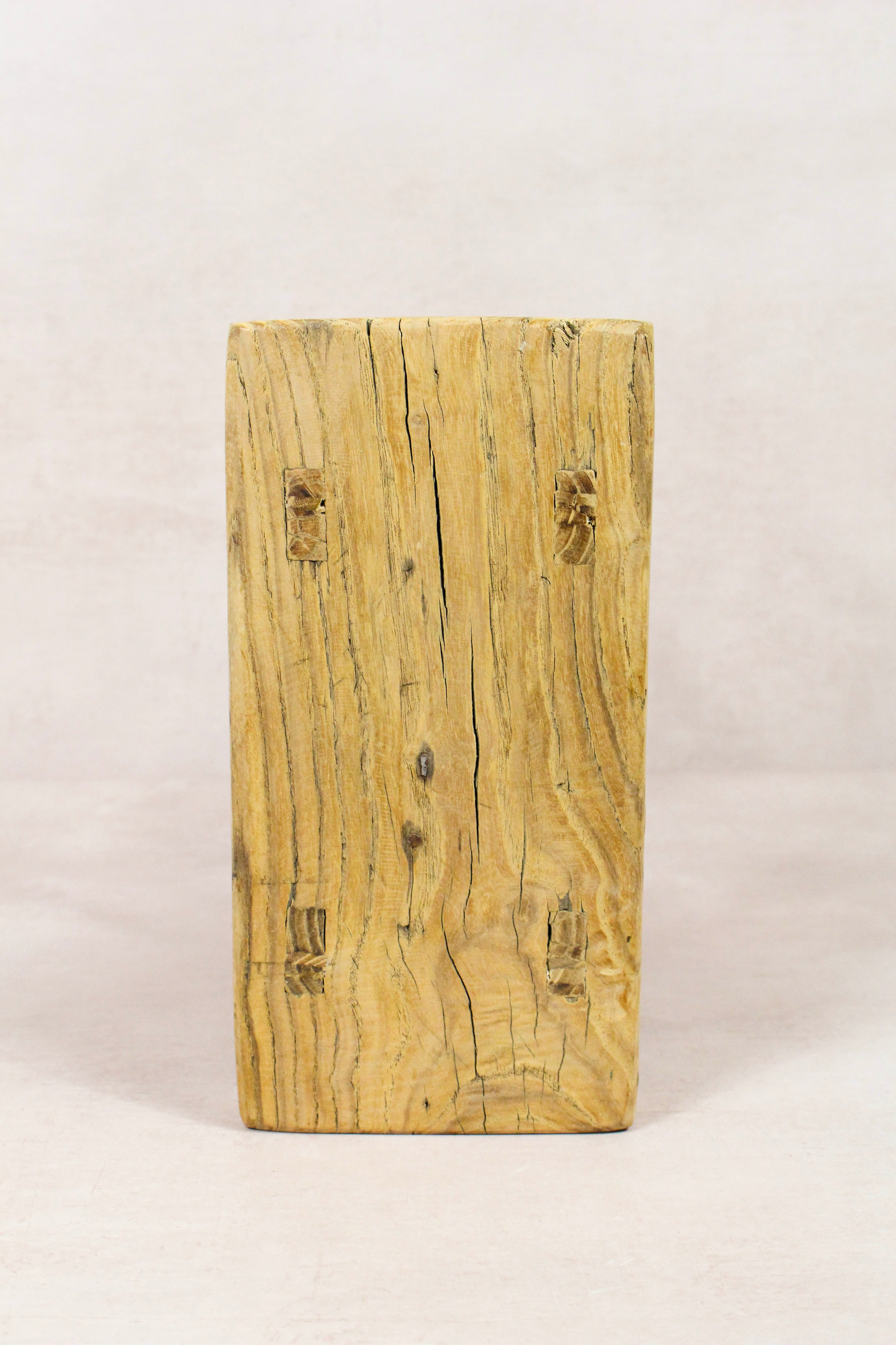 Vintage Rustic Stool - Elm wood - Small - 215