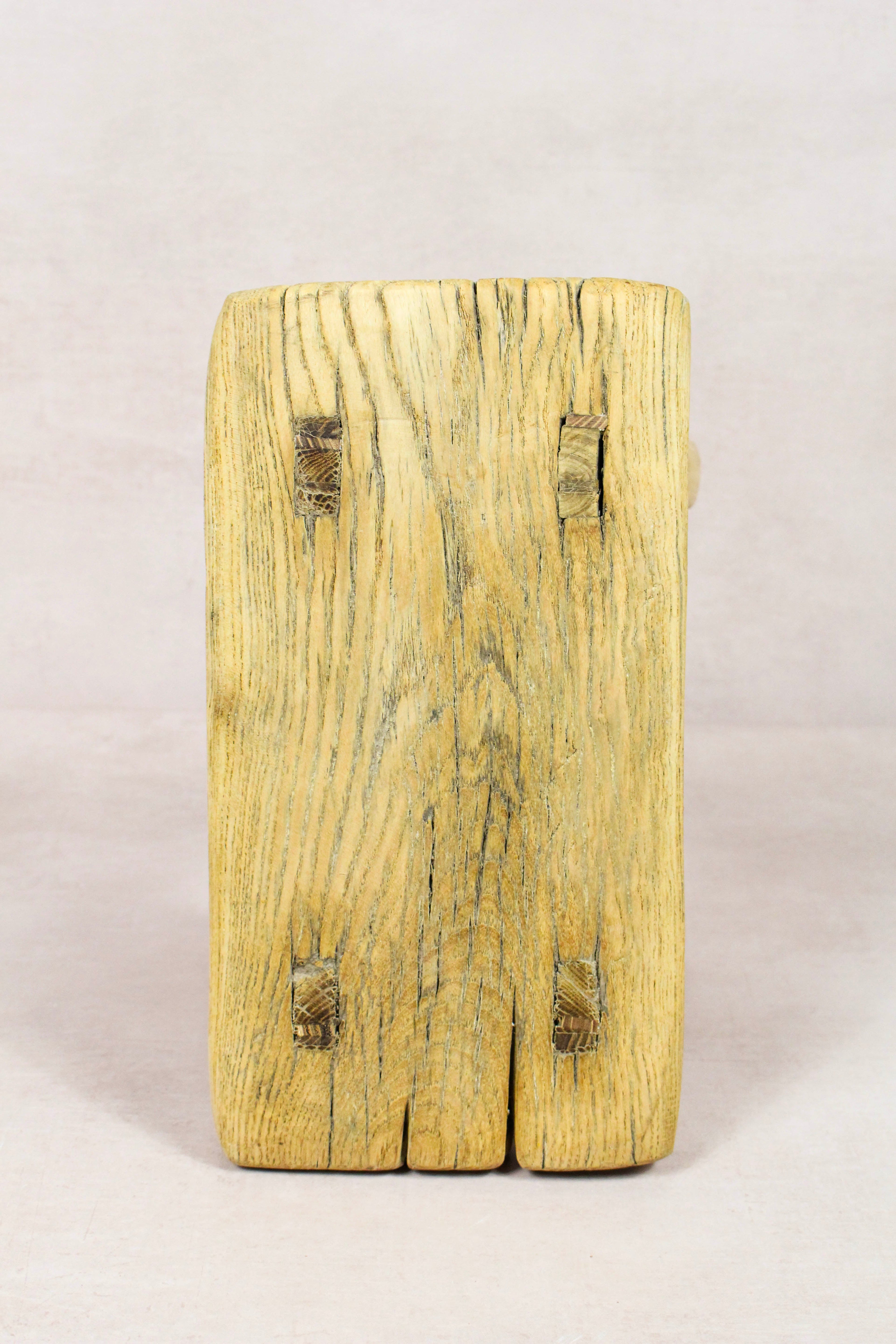 Vintage Rustic Stool - Elm wood - Small - 217