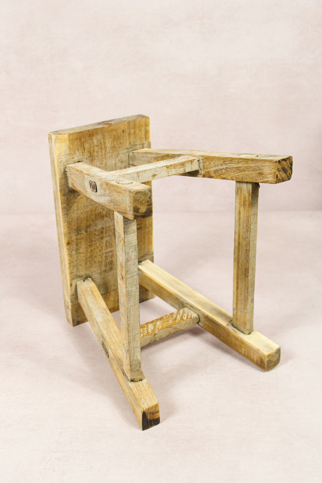 Vintage Rustic Stool - Elm wood - Small - 218