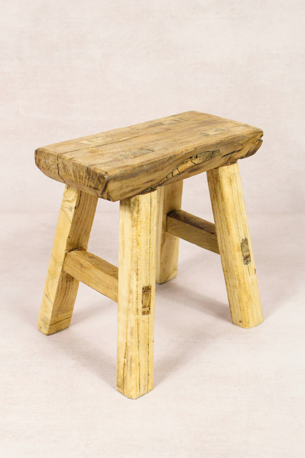 Vintage Rustic Stool - Elm wood - Small - 221